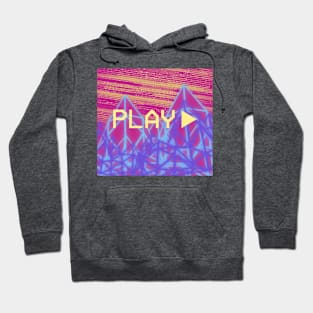 Glitchy Waves Hoodie